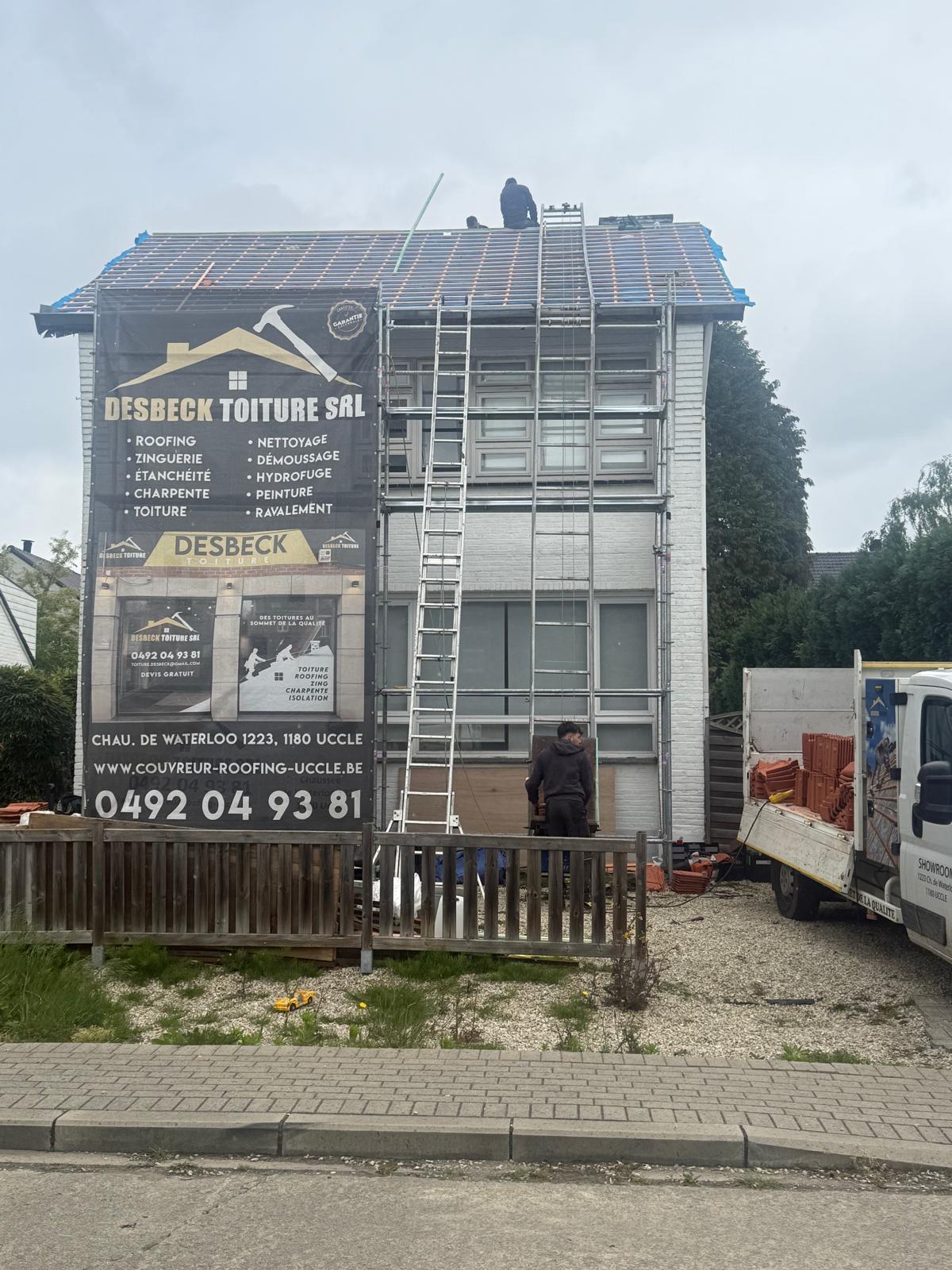 Réalisation 9 · Couvreur Uccle · Desbeck Toiture